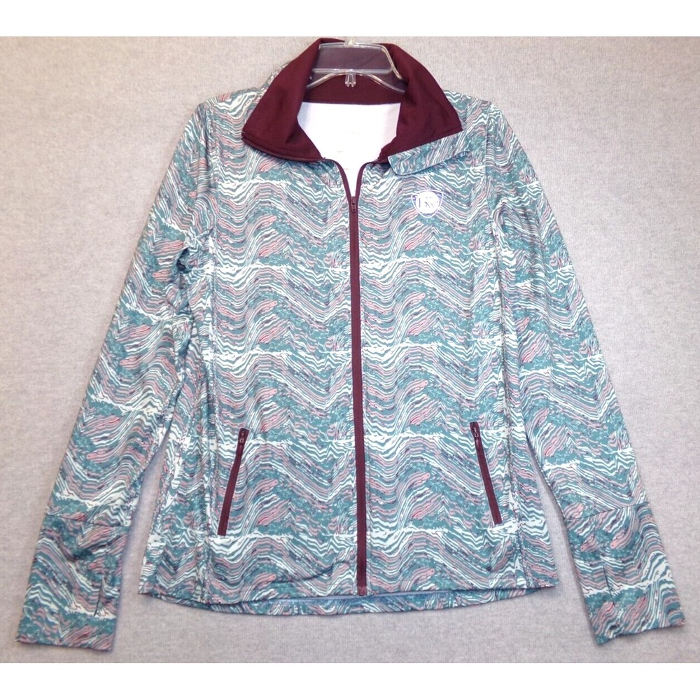 Horseware Equestrian Jacket Womens Multicolor Size Large Full Zip‎ Lightweight